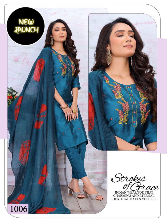 Beauty Kayra New Exclusive Wear Silk Designer Kurti Pant With Dupatta Collection